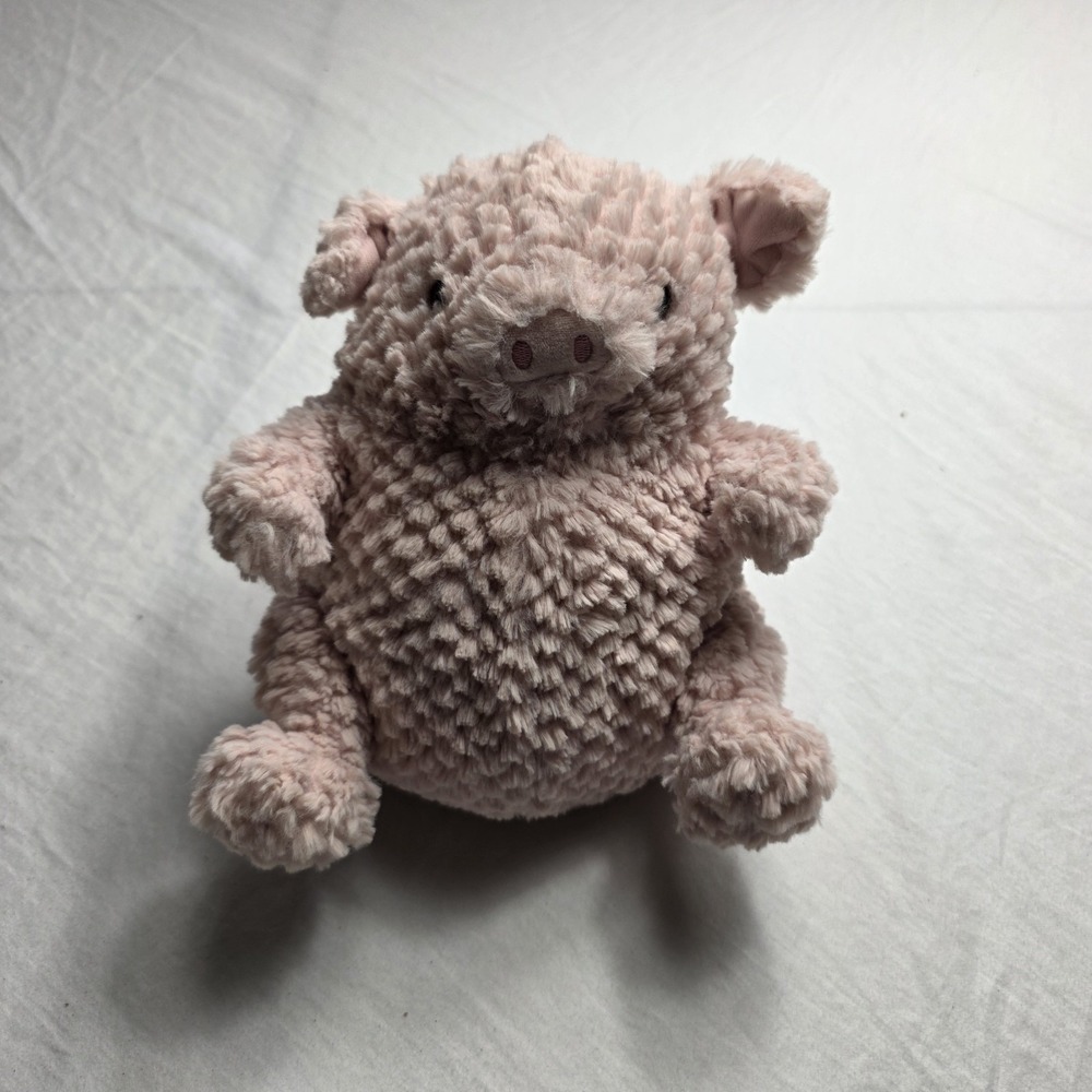 Jellycat Flumpie Pig Plush Pink Chenille Chubby Piglet Farm Animal Retired